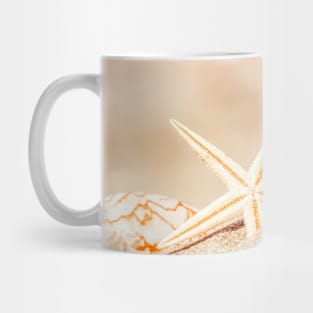 Starfish and seashell Mug